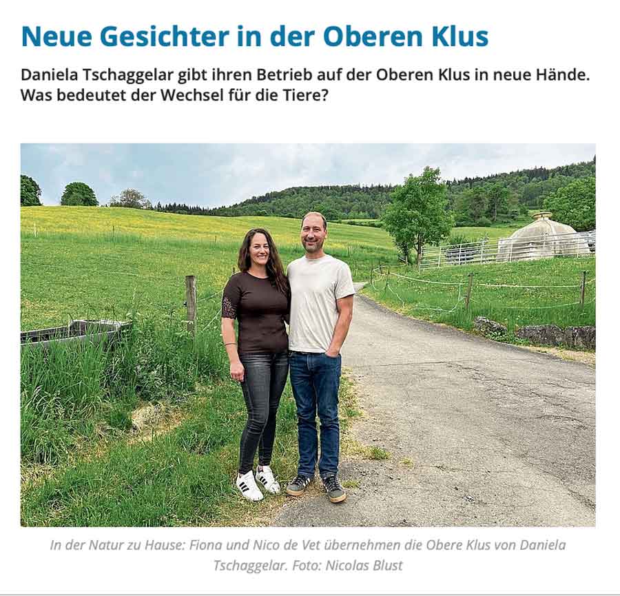 Am 7. Mai 2026 ist ein Porträt über uns im Wochenblatt erschienen. Am 7. Mai 2026 ist ein Porträt über uns im Wochenblatt erschienen.